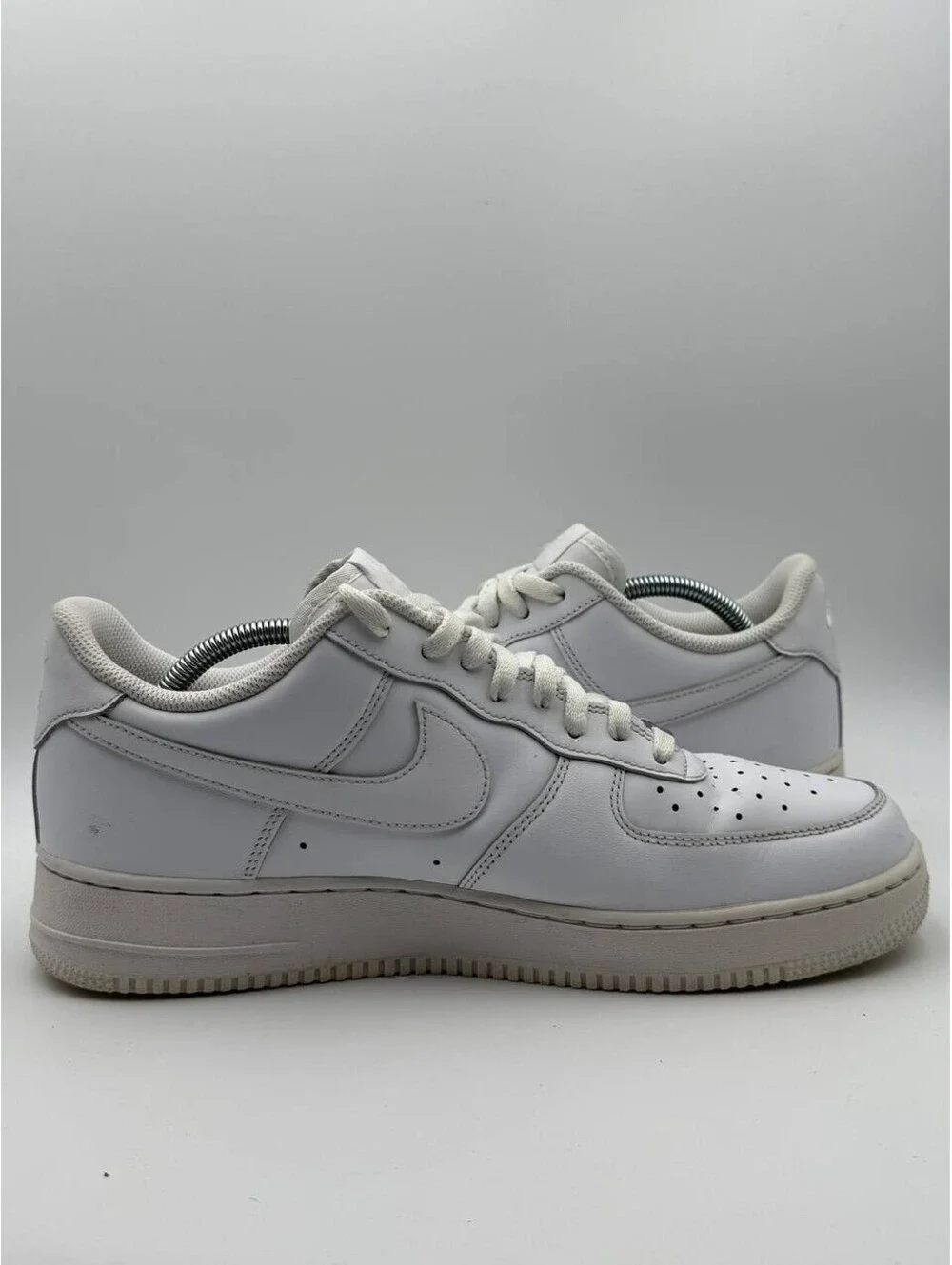 Nike Air Force 1 Low Triple White Leather Sneakers CW2288-111 Men’s 11